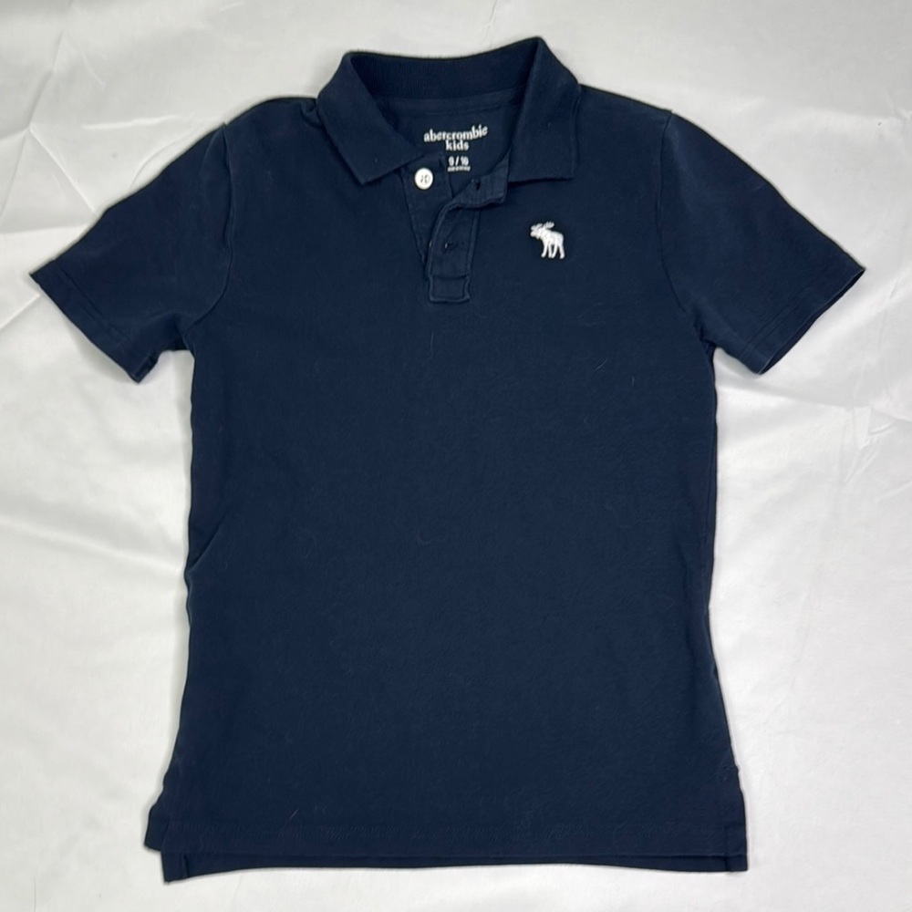 Abercrombie Kids Navy Blue Polo Classic Short Sleeve